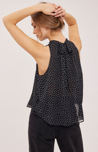 Gentle Fawn Lenora blouse in Black Print back view