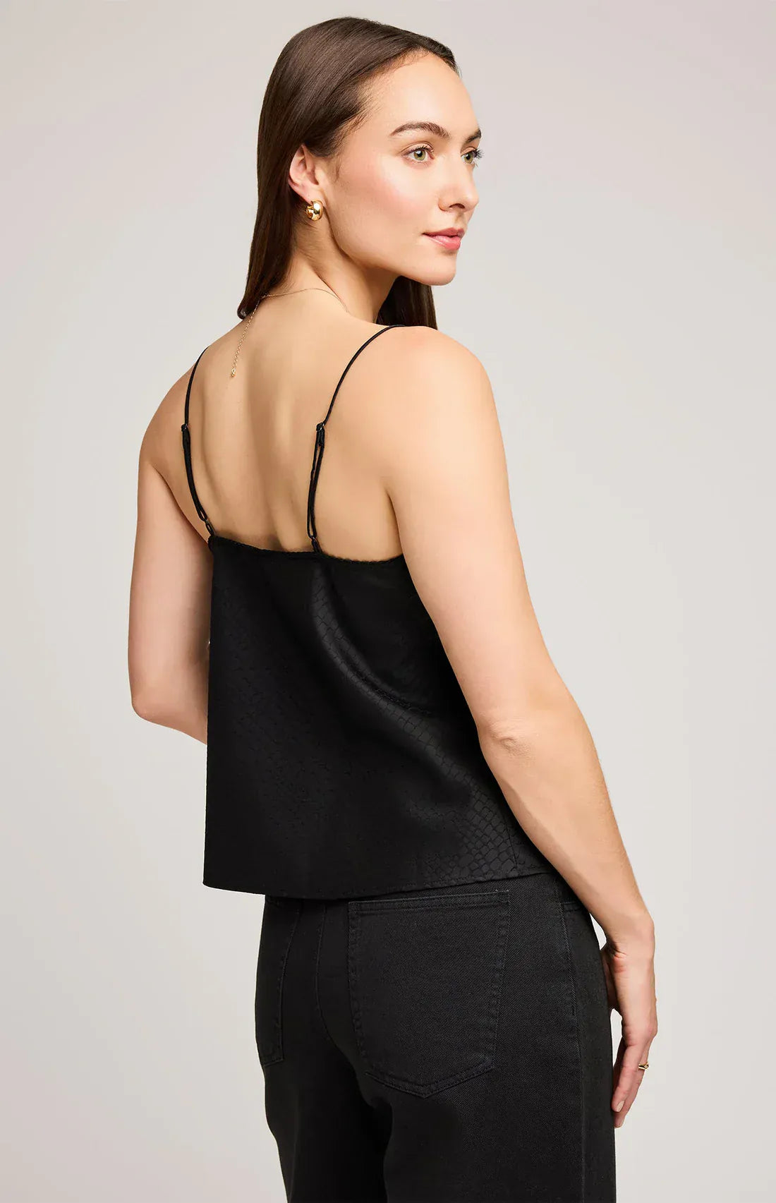 Gentle Fawn Priscilla Tank Black Lemonberry Aurora back view