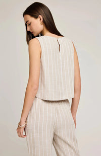 Gentle Fawn Tops River Tank by Gentle Fawn - lightweight linen blend available at Lemonberry Boutique Aurora