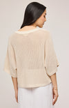 Back of Samson Sweater by Gentle Fawn – open-knit spring sweater at Lemonberry in York Region