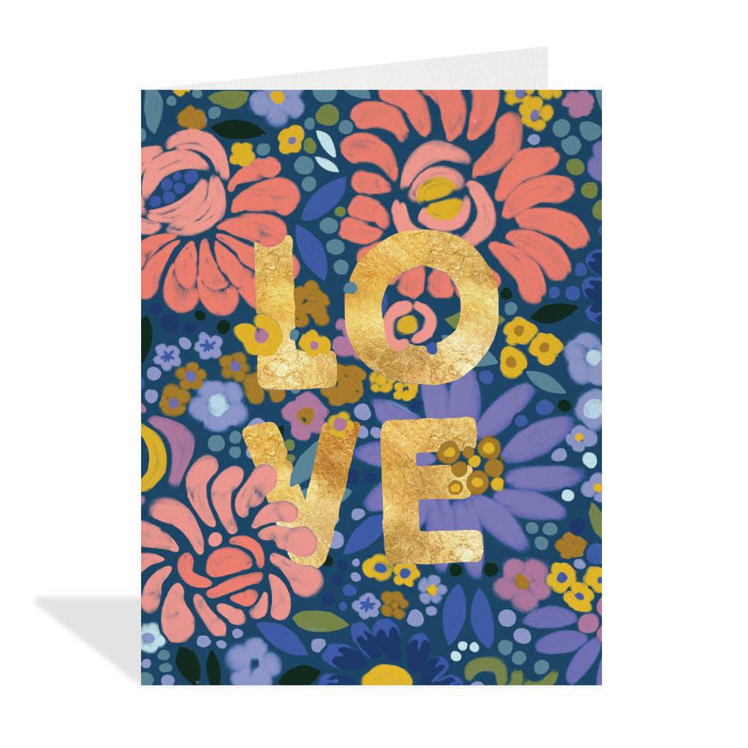 Halfpenny Postage Accessories L-O-V-E - Love Card available at Lemonberry Boutique Aurora