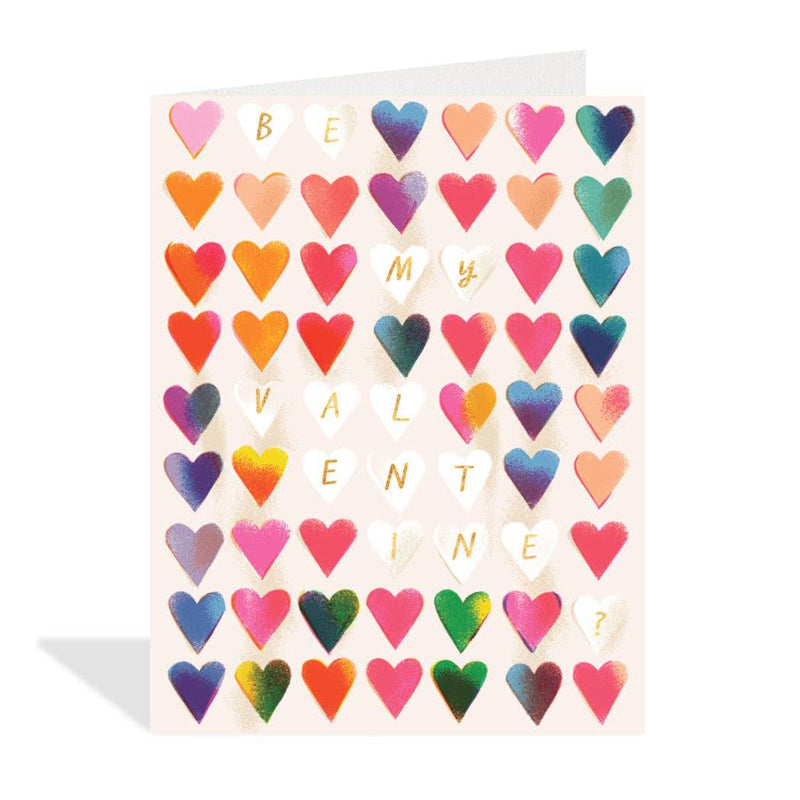 Halfpenny Postage Accessories Valentine Hearts Card available at Lemonberry Boutique Aurora