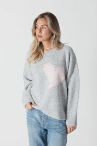 Heart Sweater 🍃 - Lemonberry.ca