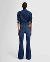 High-Waist Ali Flare Jeans – Full Back View with Flare Leg
