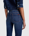 High-Waist Ali Flare Jeans – Close-Up of Back Pocket Detail