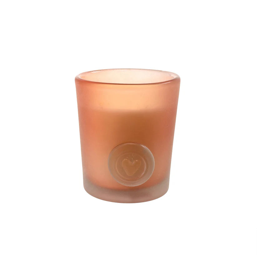 Indaba Love Candle Glass Ocean Gardenia Amber, White or Blush