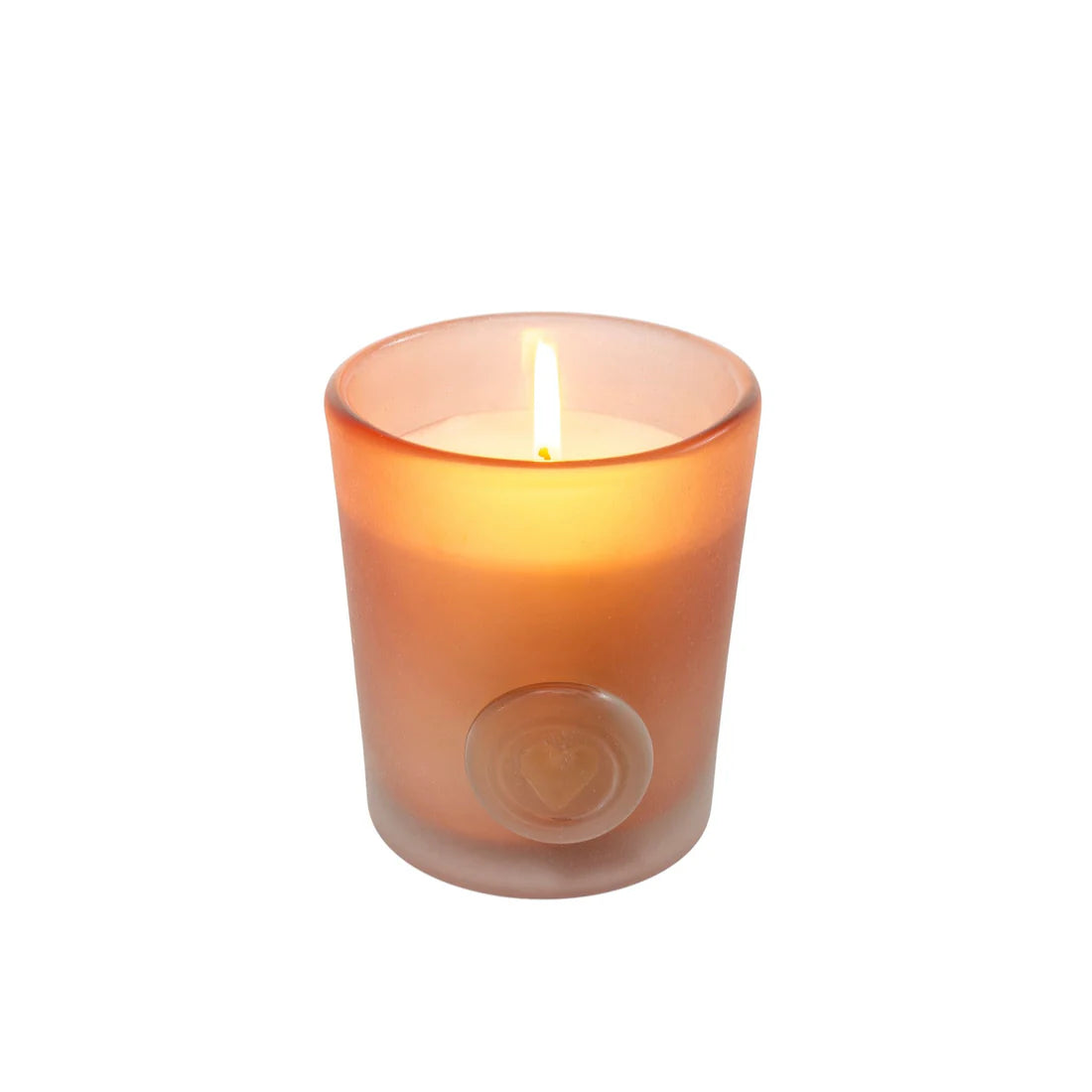 Indaba Love Candle Glass Ocean Gardenia Amber, White or Blush