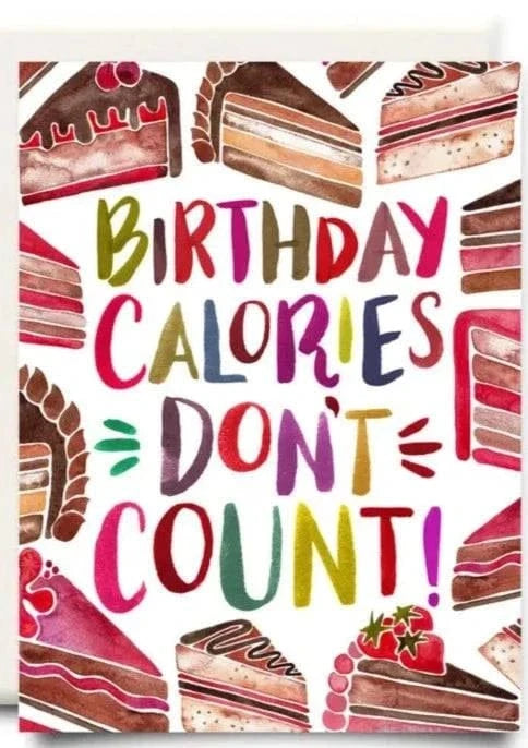 Inkwell Accessories Birthday Calories Don't Count 🍃 available at Lemonberry Boutique Aurora