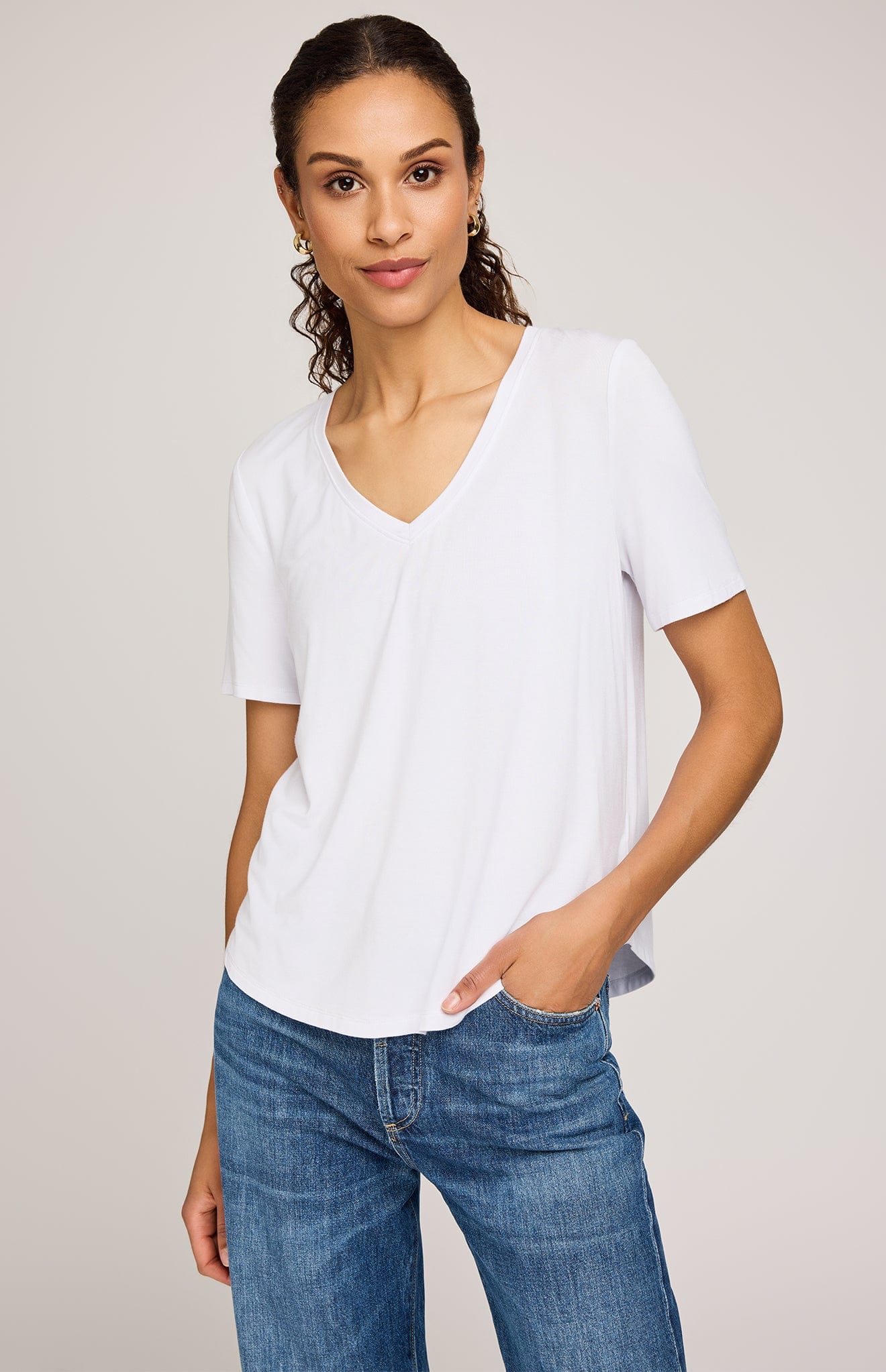Gentle Fawn Jamie T-Shirt — Soft Relaxed V-Neck🍃