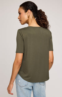 Gentle Fawn Jamie T-Shirt — Soft Relaxed V-Neck🍃