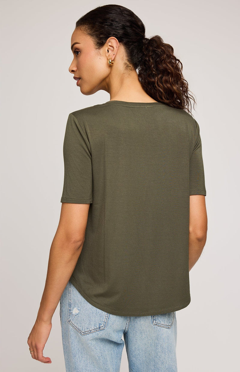 Gentle Fawn Jamie T-Shirt — Soft Relaxed V-Neck🍃