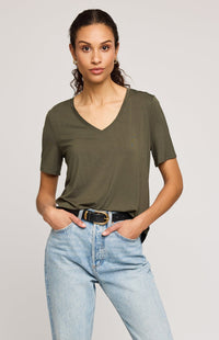 Gentle Fawn Jamie T-Shirt — Soft Relaxed V-Neck🍃