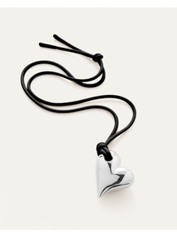 Jenny Bird Art Heart On A String Necklace