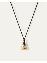 Jenny Bird Art Heart On A String Necklace