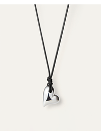 Jenny Bird Art Heart On A String Necklace