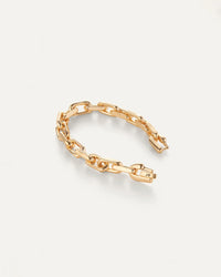 Jenny Bird Loire Bracelet in gold with faceted cable links