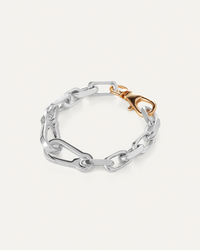Padlock Heart Chain Bracelet by Jenny Bird