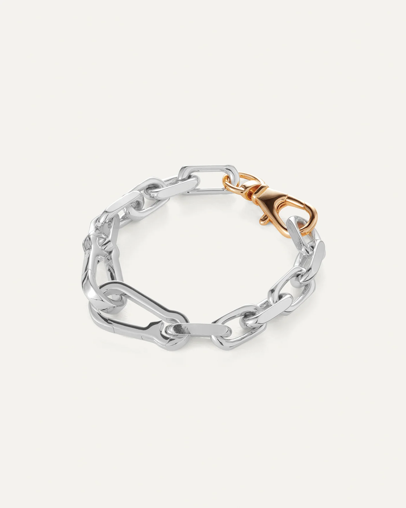 Padlock Heart Chain Bracelet by Jenny Bird