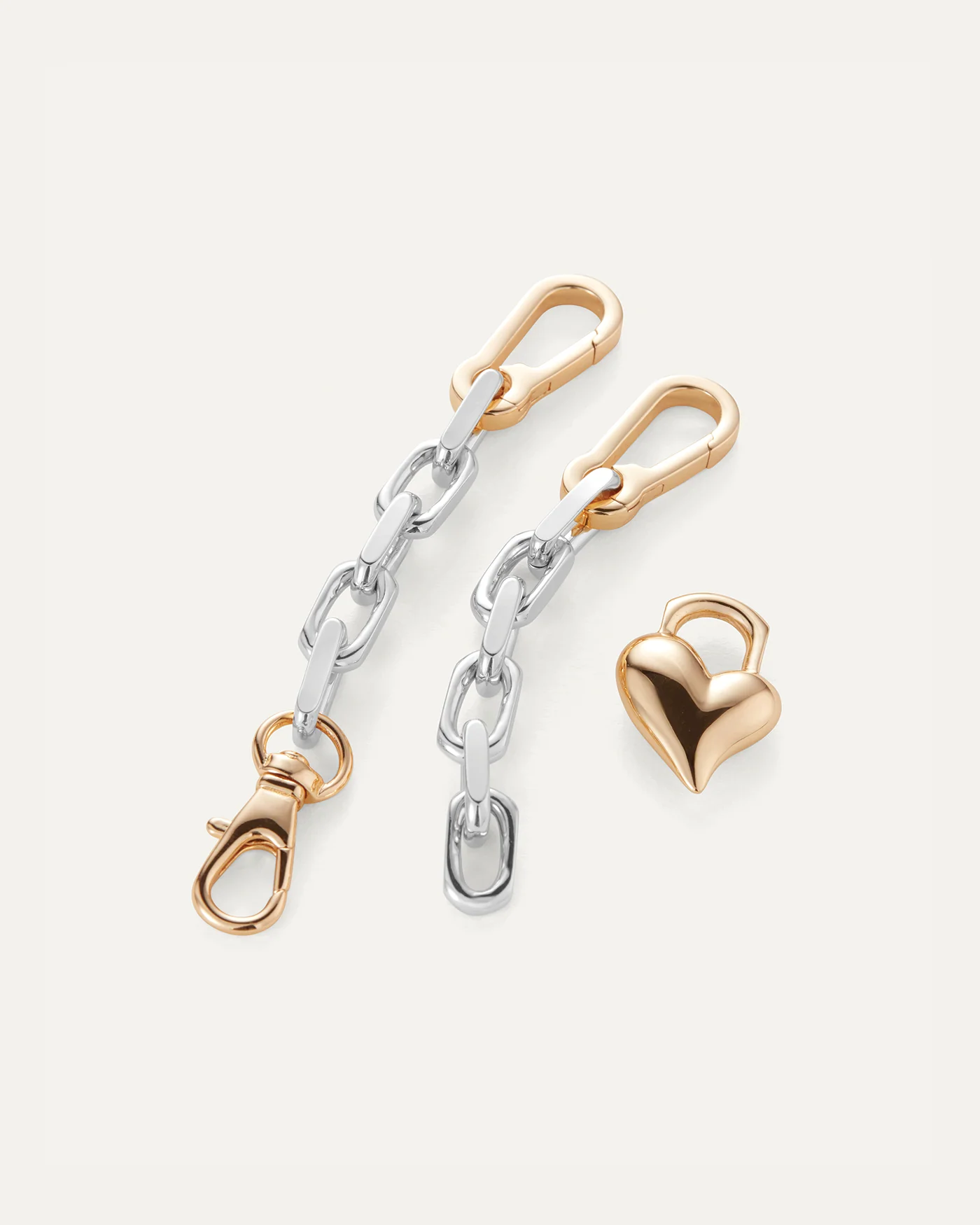 Padlock Heart Chain Bracelet by Jenny Bird