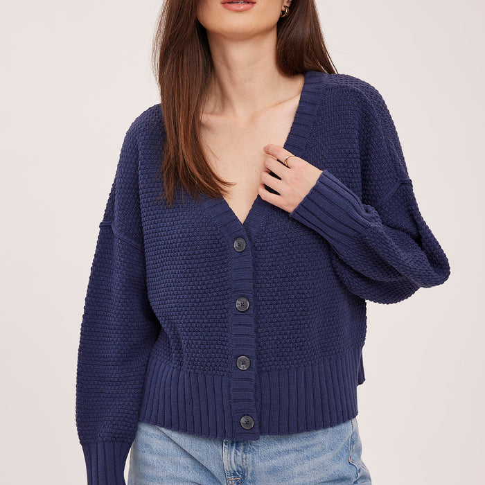 Gentle Fawn Jennalee Cotton Blend Textured Cardigan
