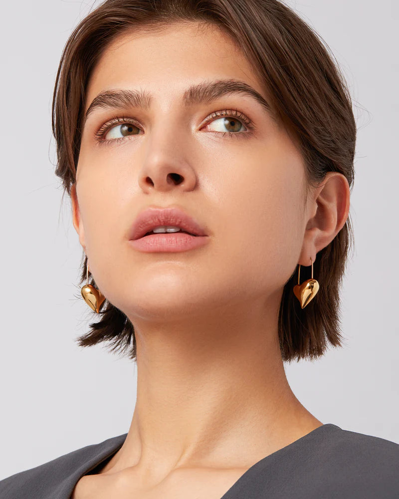 Styled on model in charcoal top, Lemonberry Aurora.
