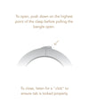Gia Mega Bangle by Jenny Bird