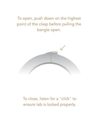 Gia Mega Bangle by Jenny Bird