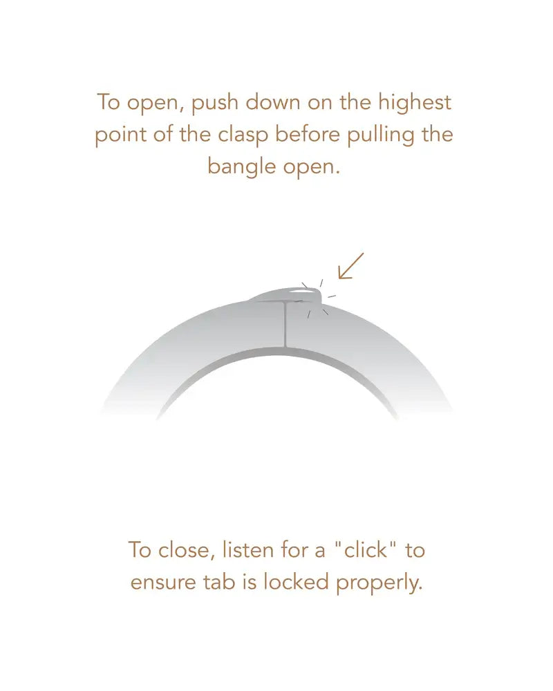 Gia Mega Bangle by Jenny Bird
