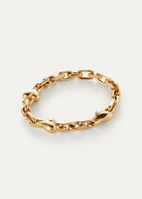 Jenny Bird Jewelry Art Heart Chain Bracelet by Jenny Bird available at Lemonberry Boutique Aurora