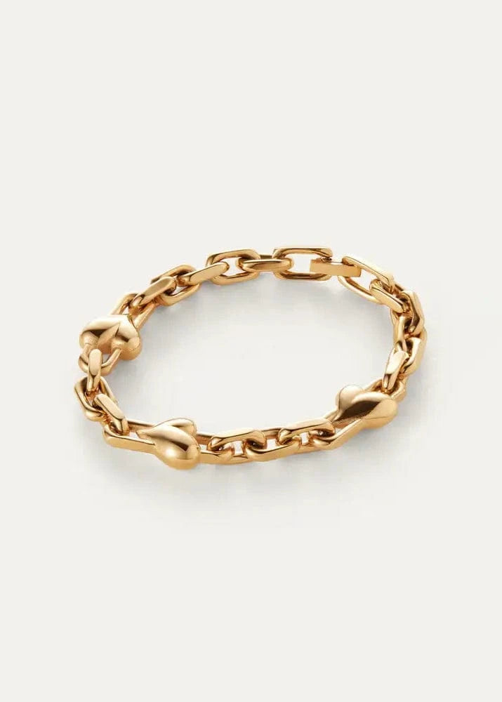 Jenny Bird Jewelry Art Heart Chain Bracelet by Jenny Bird available at Lemonberry Boutique Aurora