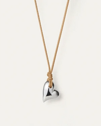 Jenny Bird Jewelry Art Heart On A String Necklace by Jenny Bird available at Lemonberry Boutique Aurora