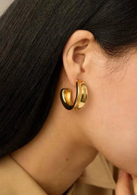 Jenny Bird Jewelry Doune Hoops by Jenny Bird available at Lemonberry Boutique Aurora