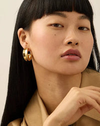 Jenny Bird Jewelry Doune Hoops by Jenny Bird available at Lemonberry Boutique Aurora