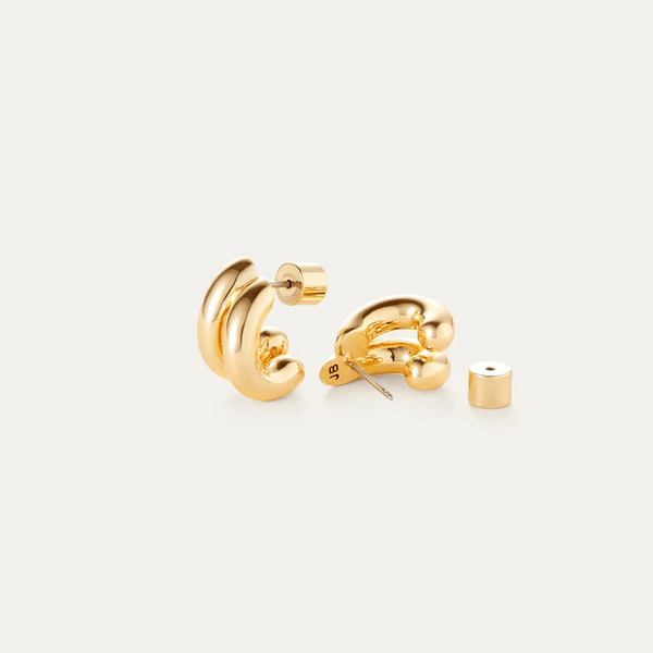 Jenny Bird Mini Florence Double Hoop Earrings