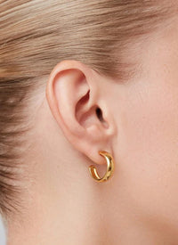Jenny Bird Jewelry Staple Hoops Small Earrings by Jenny Bird available at Lemonberry Boutique Aurora