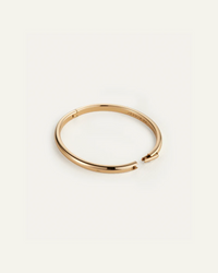 Jenny Bird Remi gold bangle open closure detail Lemonberry Aurora