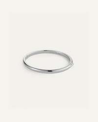 Jenny Bird Remi silver bangle flat-lay Lemonberry Aurora