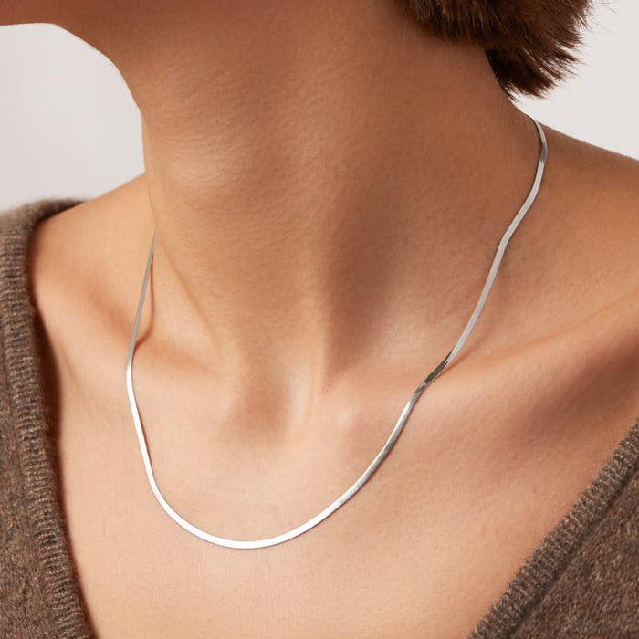 Jenny Bird Zeina Slim Chain – Silver