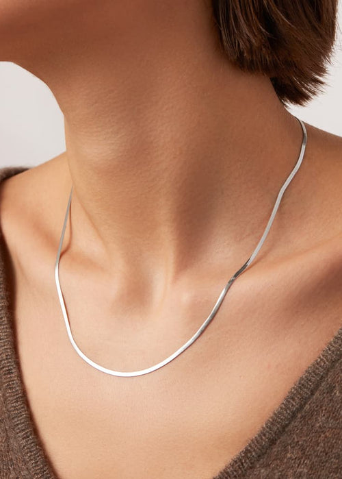 Collier chaîne plate Zeina Slim Jenny Bird