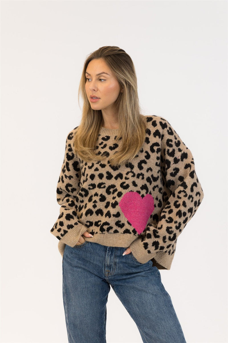 Jessie Animal Pullover by Lyla & Luxe