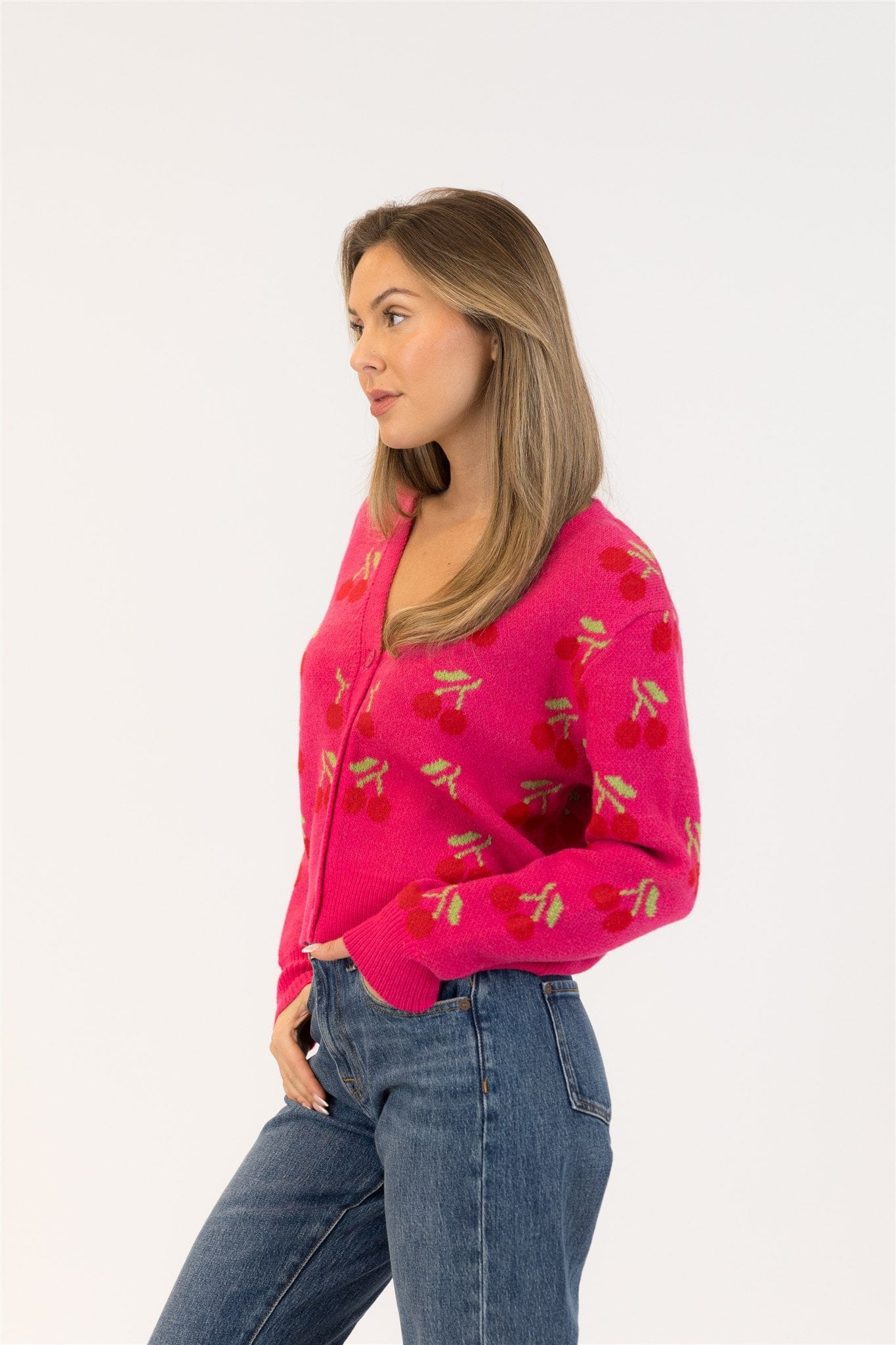 Kailie Cherry Cardigan by Lyla & Luxe