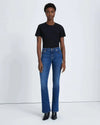 Full front view of Kimmie Bootcut B(Air) jeans in Duchess wash, featuring a mid-rise fit and classic bootcut silhouette.
