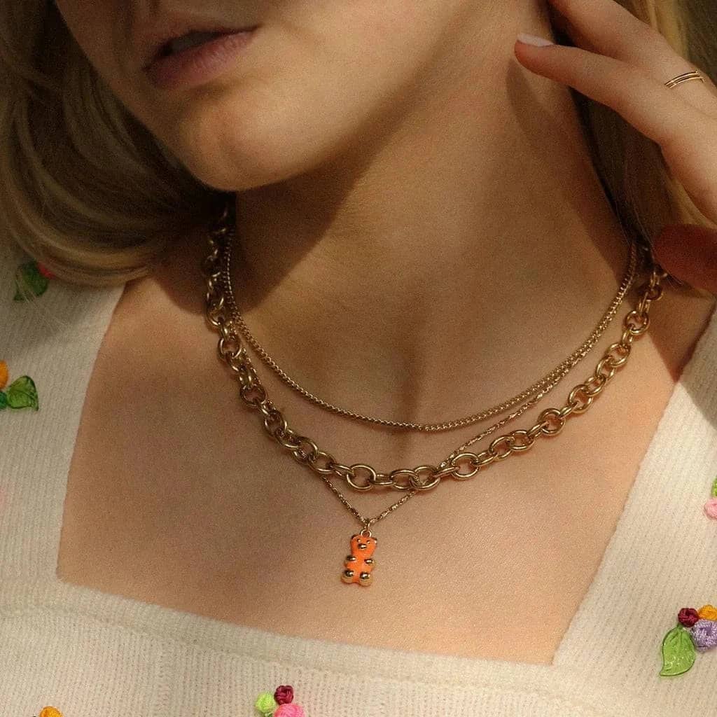 Leah Alexandra Jewelry Shay Necklace available at Lemonberry Boutique Aurora