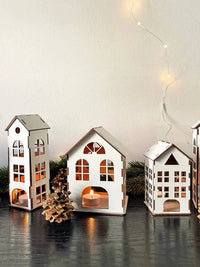 Lemonberry Accessories Wooden House Decor available at Lemonberry Boutique Aurora
