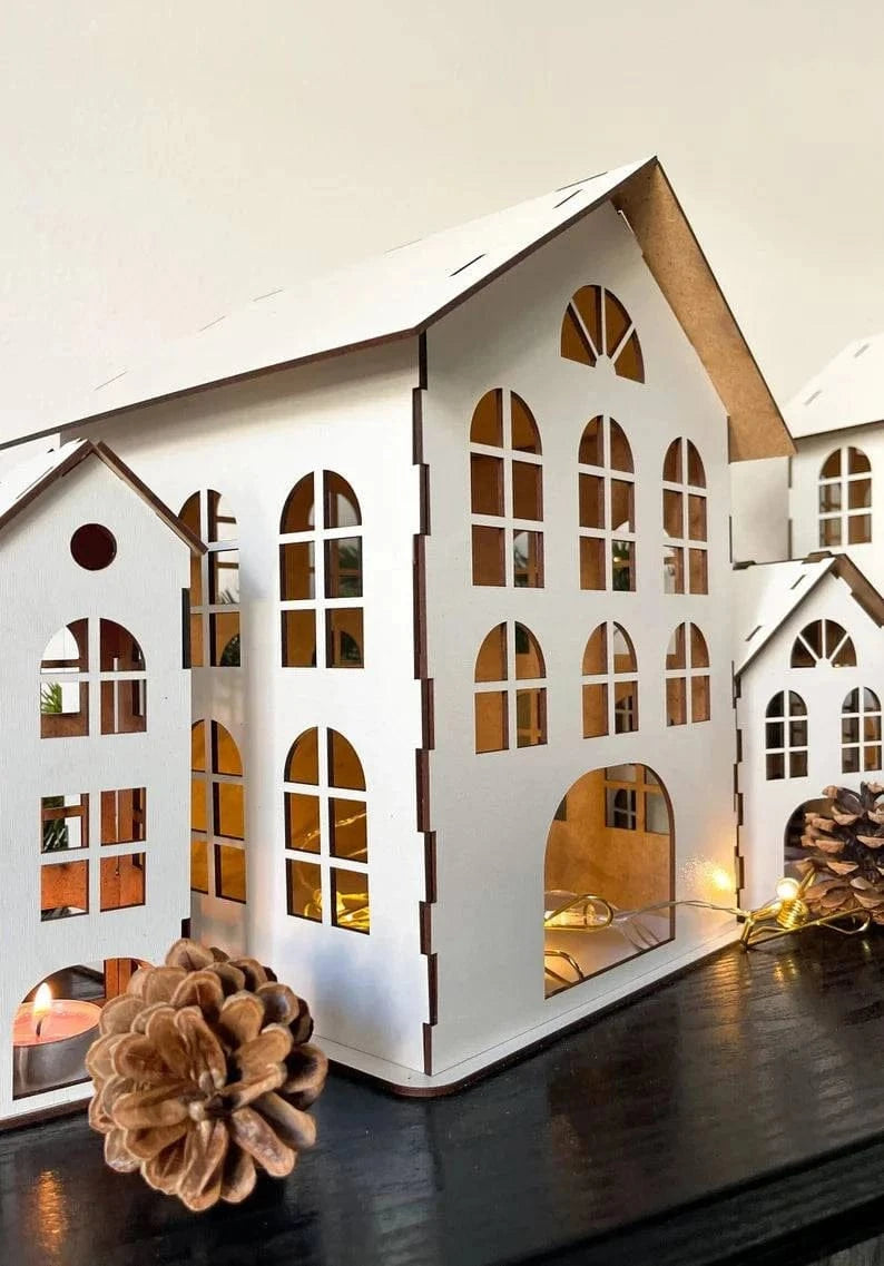 Lemonberry Accessories Wooden House Decor available at Lemonberry Boutique Aurora