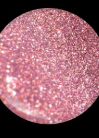 Pink glitter swatch of Lemonberry Signature Glitter Lip Gloss in Pink Rocks, Lemonberry Aurora