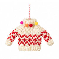 Sweater Party Knit Christmas Tree Ornaments