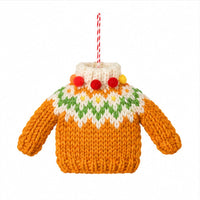 Sweater Party Knit Christmas Tree Ornaments