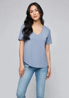 Gentle Fawn Lewis Top in soft blue – front view, near Bradford at Lemonberry
