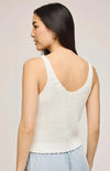 Back view of white Lizzie tank by Gentle Fawn, available at Lemonberry in Aurora ON
